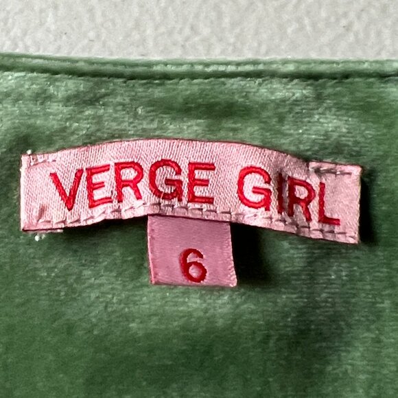 Verge Girl Mid 90's Velvet Ruched Top Sz XS - Picture 6 of 9